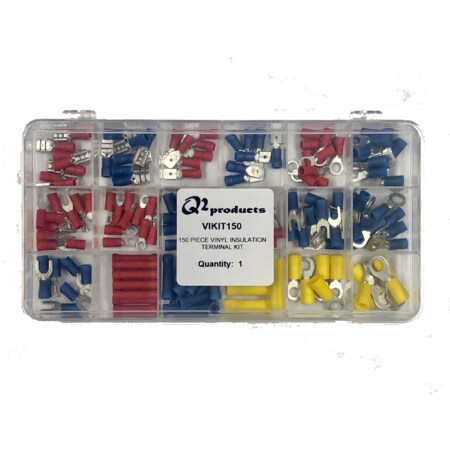 Q2 PRODUCTS VINYL TERMINAL 150 PIECE KIT VIKIT150